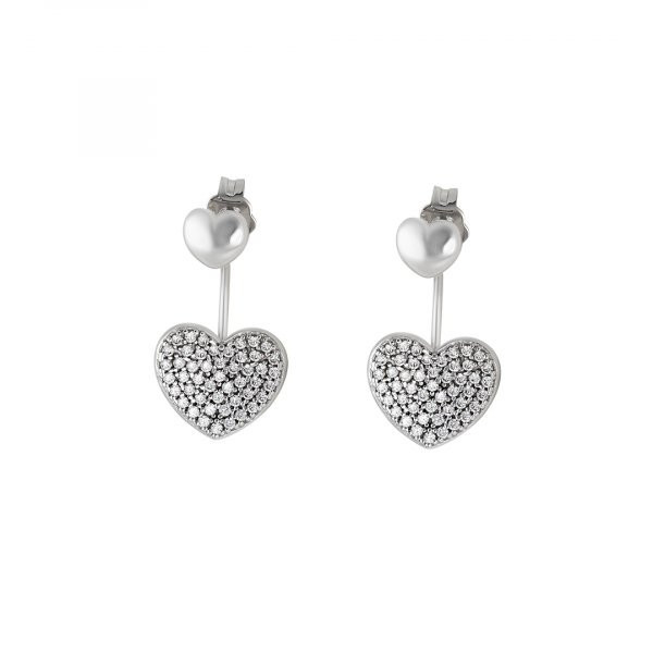 Náušnice se syntetickými kameny 336-115-003898 2.60g