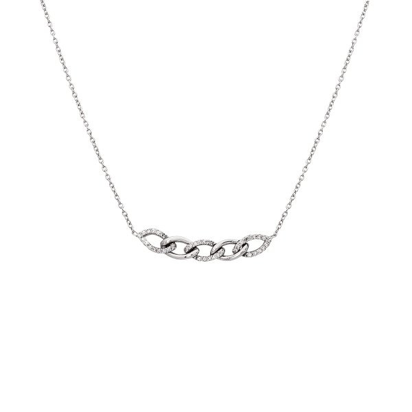 Náhrdelník s brilianty 374-436-001485 3.50g