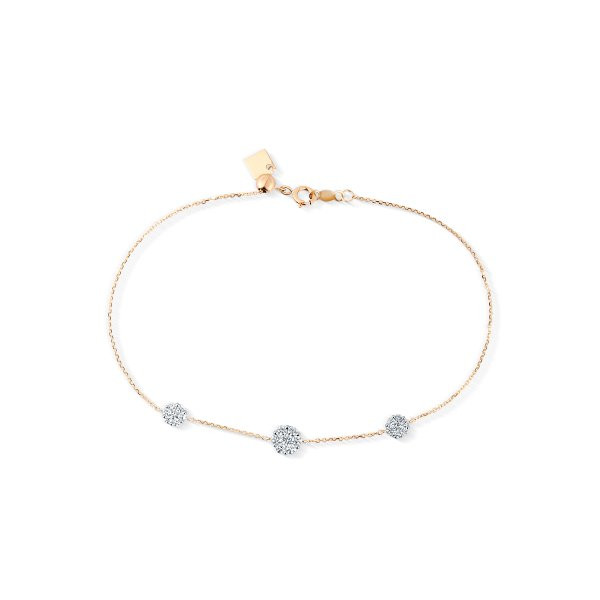 Náramek s brilianty 264-782-003435 1.85g