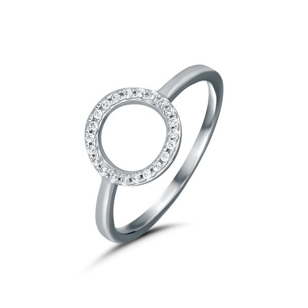 Prsten se syntetickými kameny 126-483-1230 50