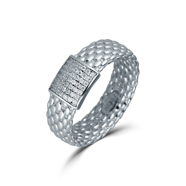 Prsten se syntetickými kameny 126-404-0288 56