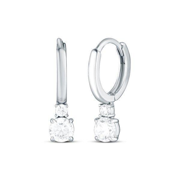 Náušnice se syntetickými kameny 336-308-048686 1.35g