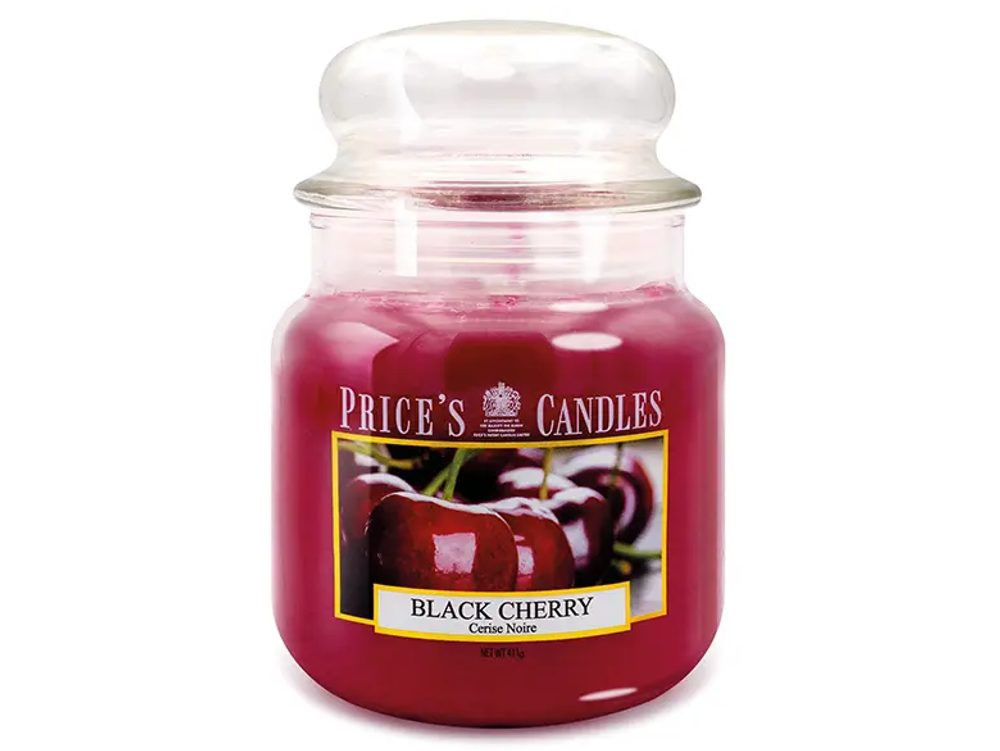 Price’s PRICE'S MIDI svíčka ve skle Černá třešeň - hoření 90h