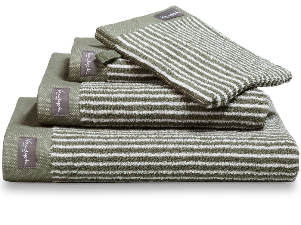Vandyck Ručník Home Petit Ligne Olive - olivová - 30x50 cm