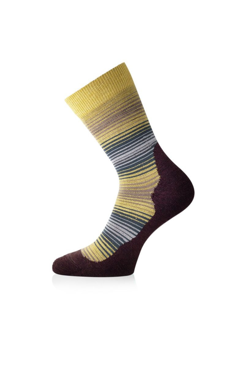 Lasting merino ponožky WLG 667 zelené Velikost: (42-45) L