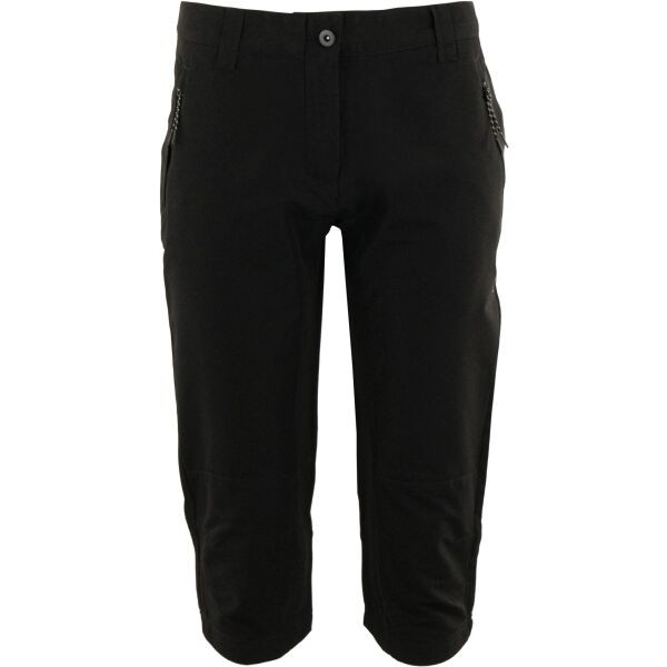 ALPINE PRO ULINA Dámské 3/4 kalhoty, černá, velikost