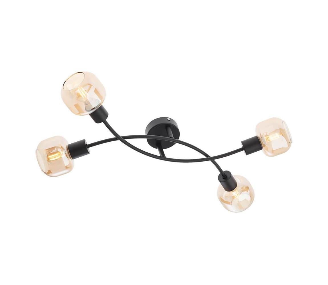 Redo Redo 04-486 - Bodové svítidlo AMBER 4xE14/28W/230V