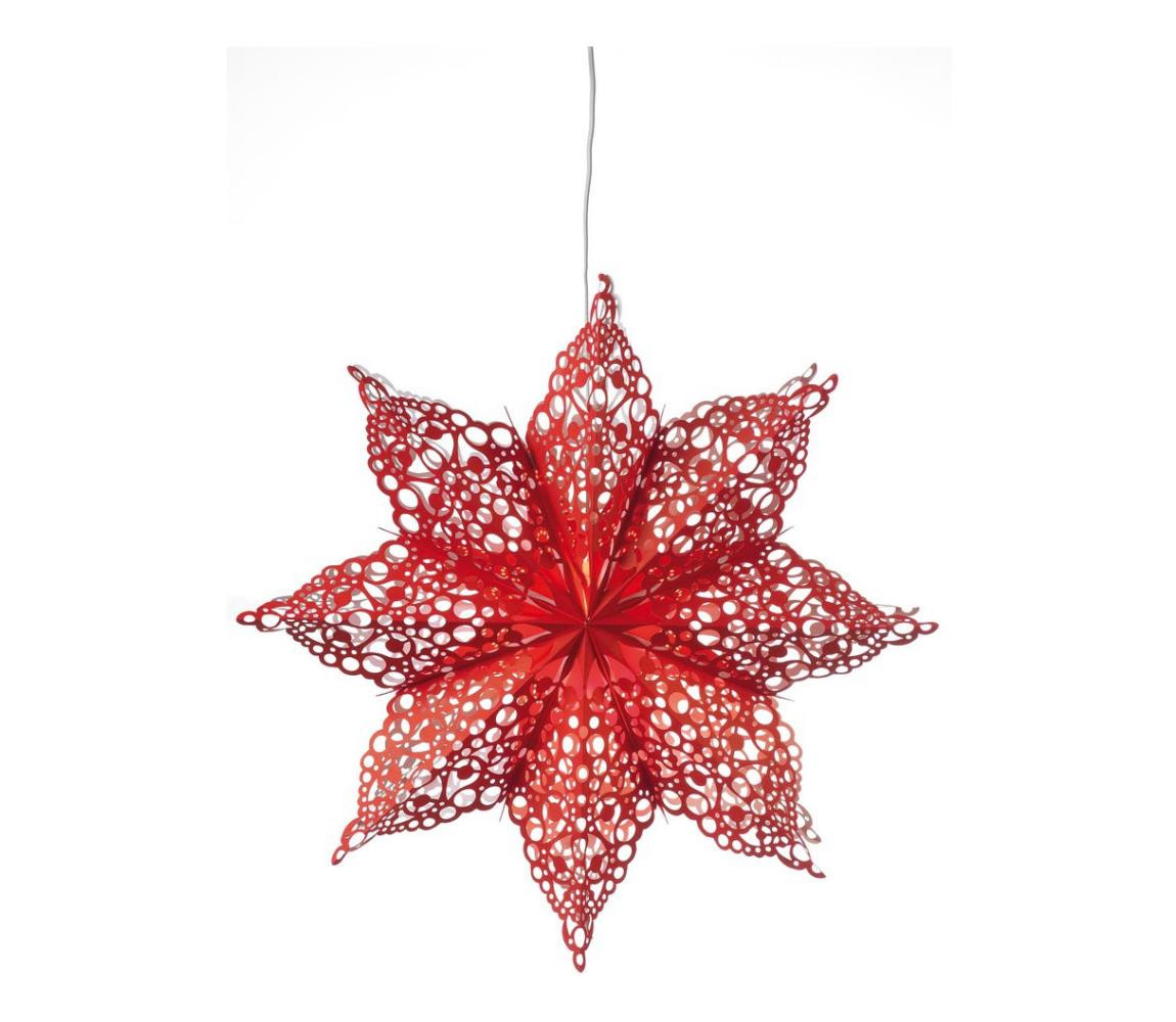 Markslöjd Markslöjd 702561 - Vánoční dekorace HALL 1xE14/25W/230V červená 70 cm