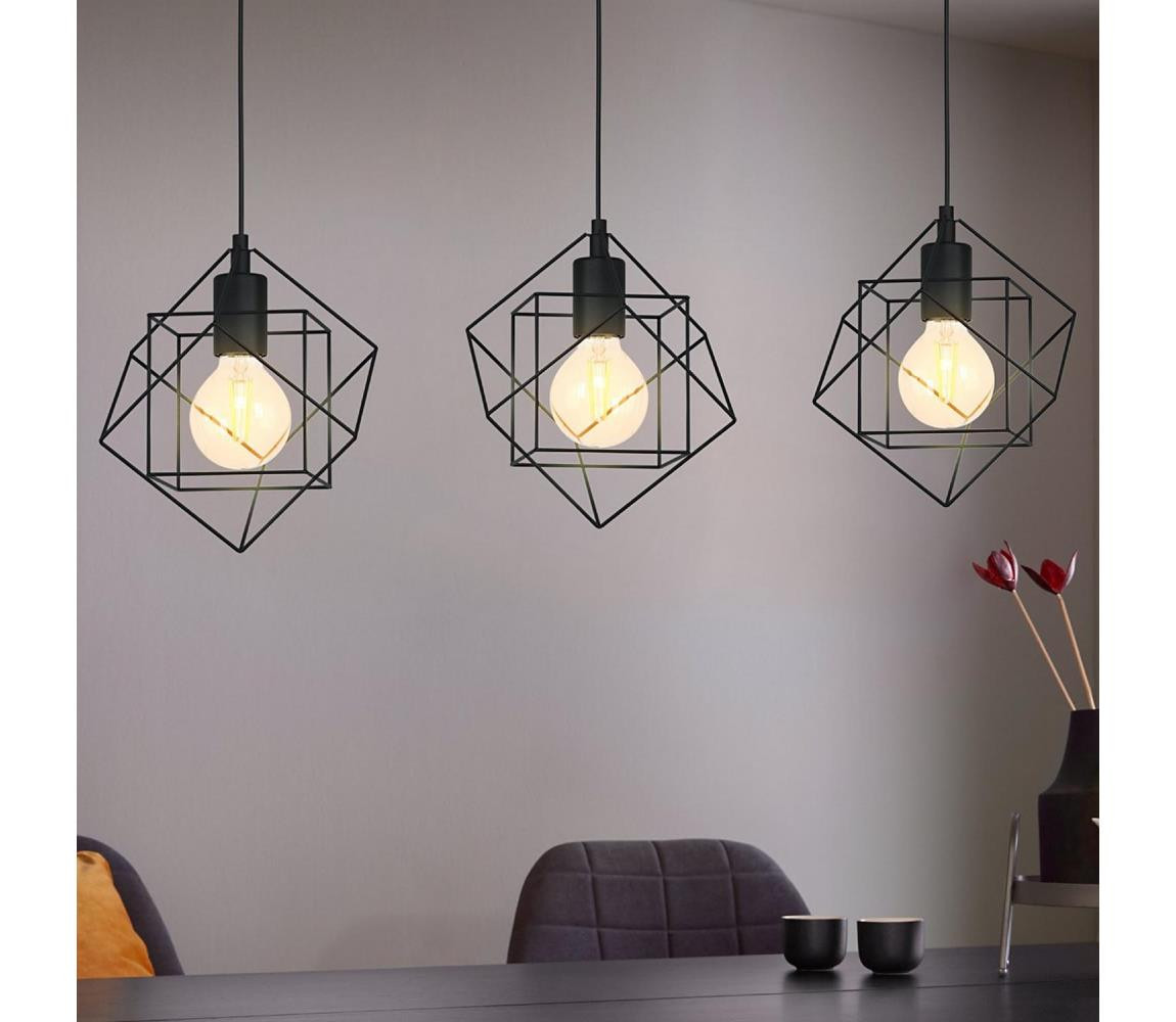 Eglo Eglo 43361 - Lustr na lanku STRAITON 3xE27/60W/230V