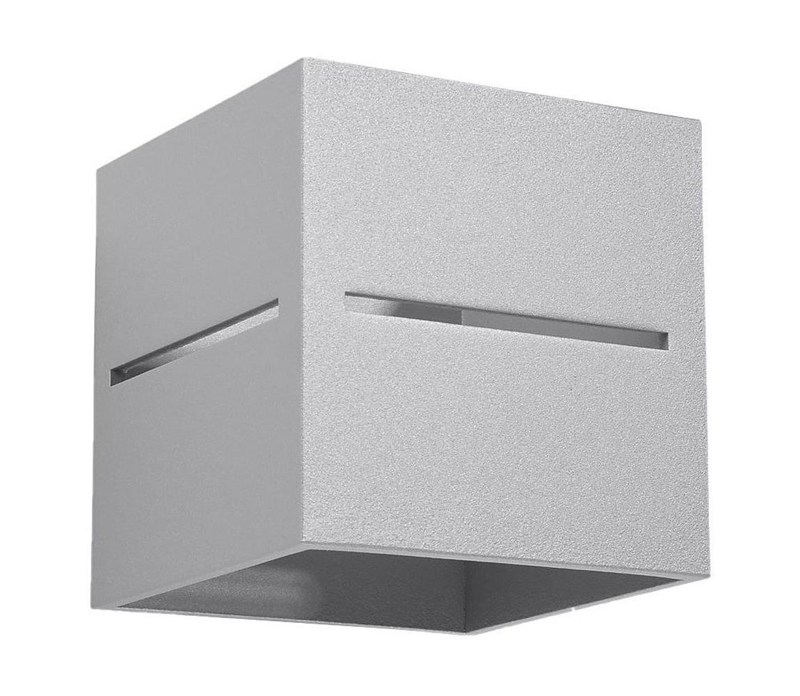 SL.0205 - Nástěnné svítidlo LOBO 1xG9/40W/230V šedá
