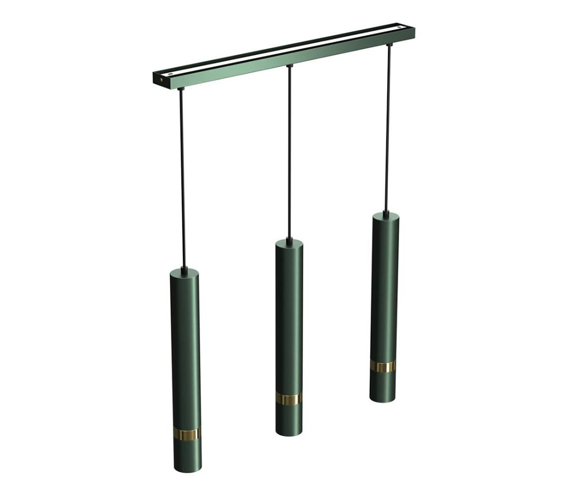 Lustr na lanku JOKER 3xGU10/25W/230V zelená