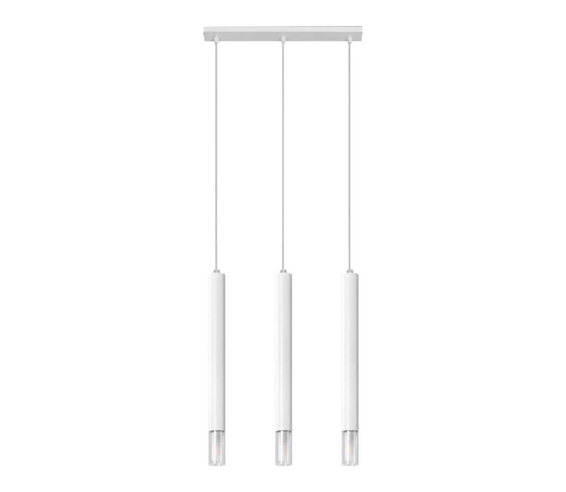 SL.0959 - Lustr na lanku VIZIER 3xG9/40W/230V bílá