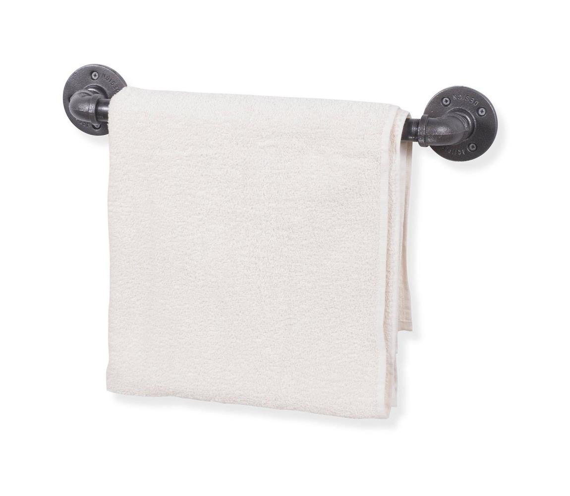Držák ručníku BORURAF 7x47 cm šedá
