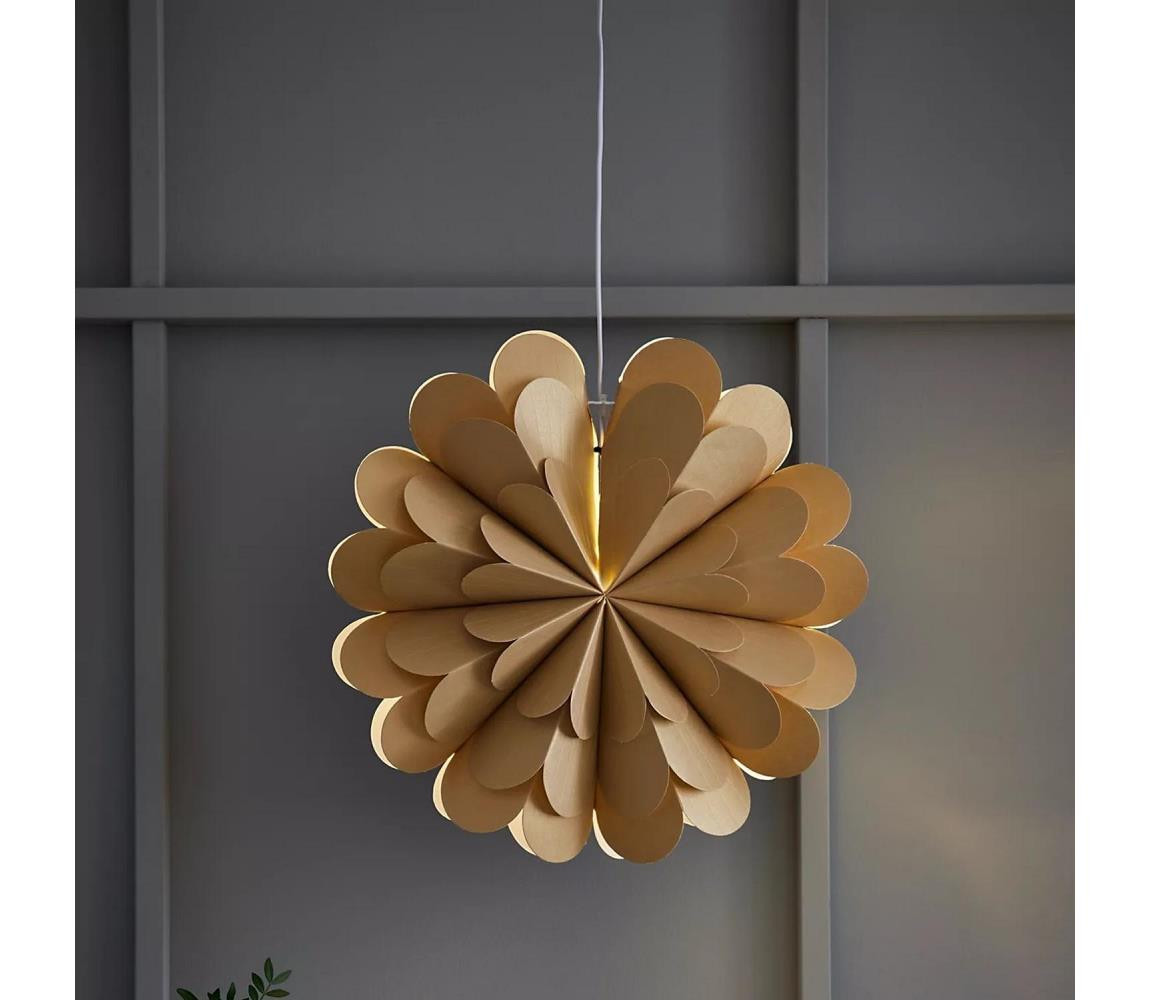 Markslöjd Markslöjd 705948 - Vánoční dekorace MARAVILLA 1xE14/25W/230V pr. 45 cm zlatá