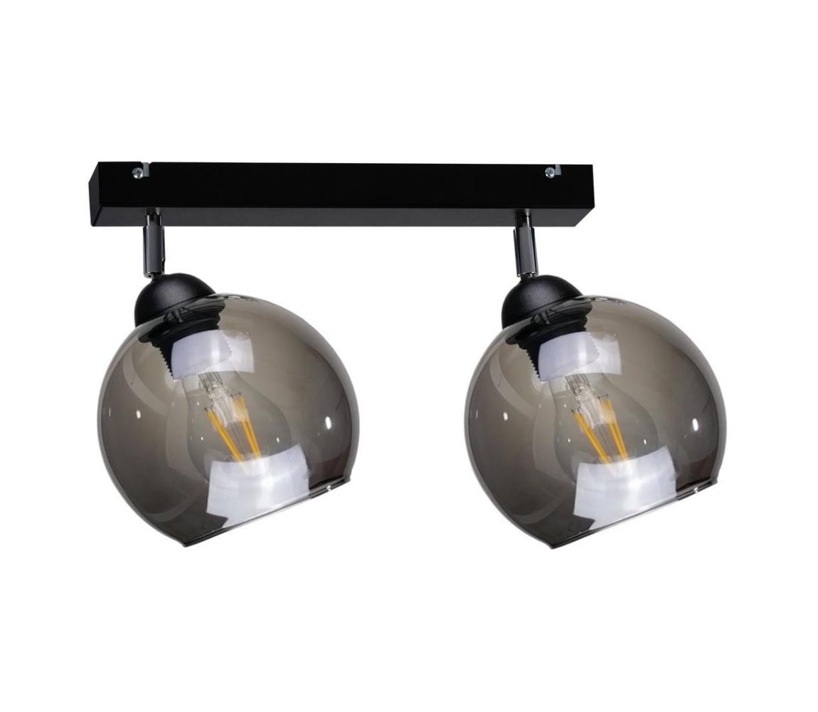 Keter Lighting Bodové svítidlo UNO 2xE27/60W/230V černá