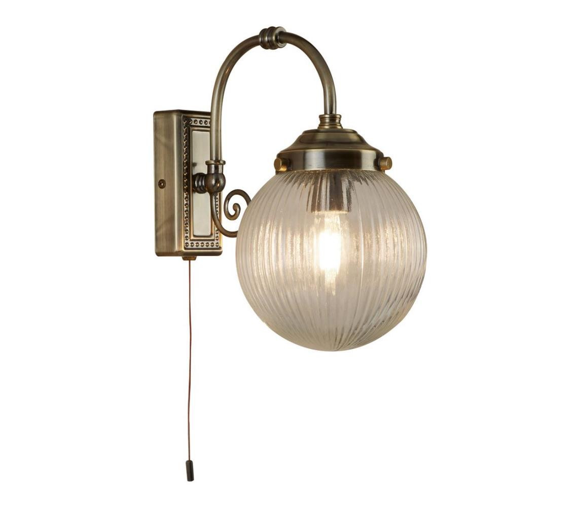 Searchlight Searchlight 3259AB - Venkovní nástěnné svítidlo BELVUE 1xE14/40W/230V IP44