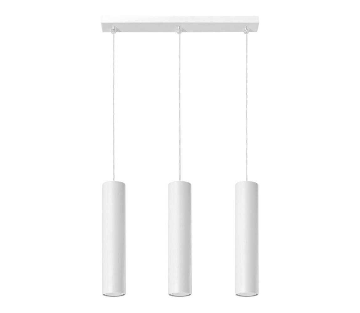 SL.0325 - Lustr na lanku LAGOS 3 3xGU10/10W/230V bílá