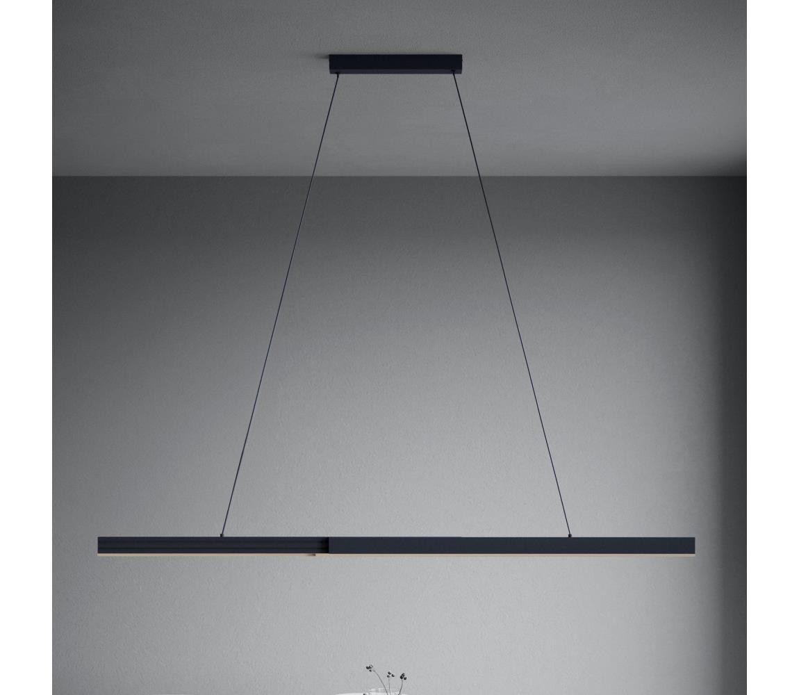 Eglo Eglo 390368 - LED Stmívatelný lustr na lanku MONTEBUONO LED/20W/230V 3000K černá