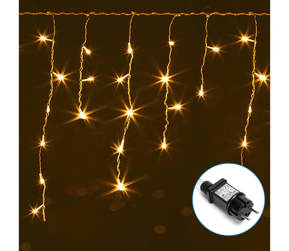 B.V.  - LED Venkovní dekorační řetěz 75xLED/6W/230V 15x0,6m IP44 teplá bílá