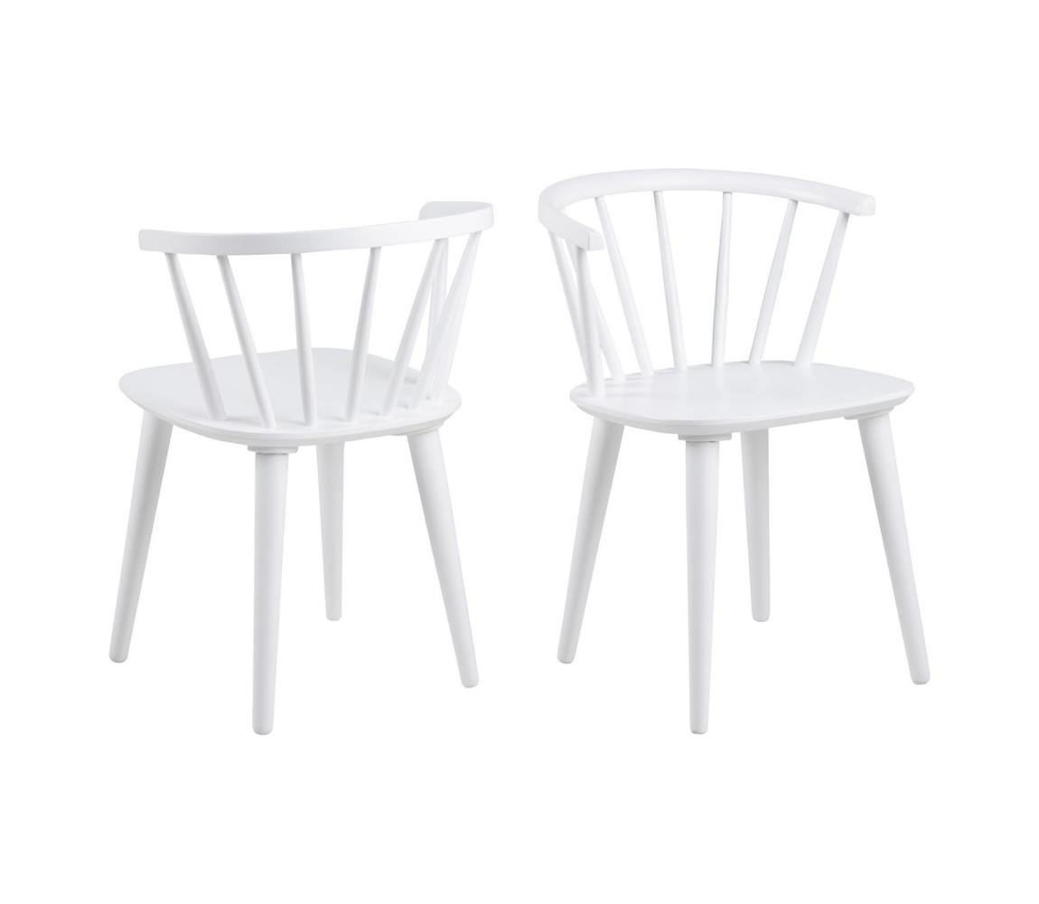Actona Jídelní židle RUBY 2 ks bílá