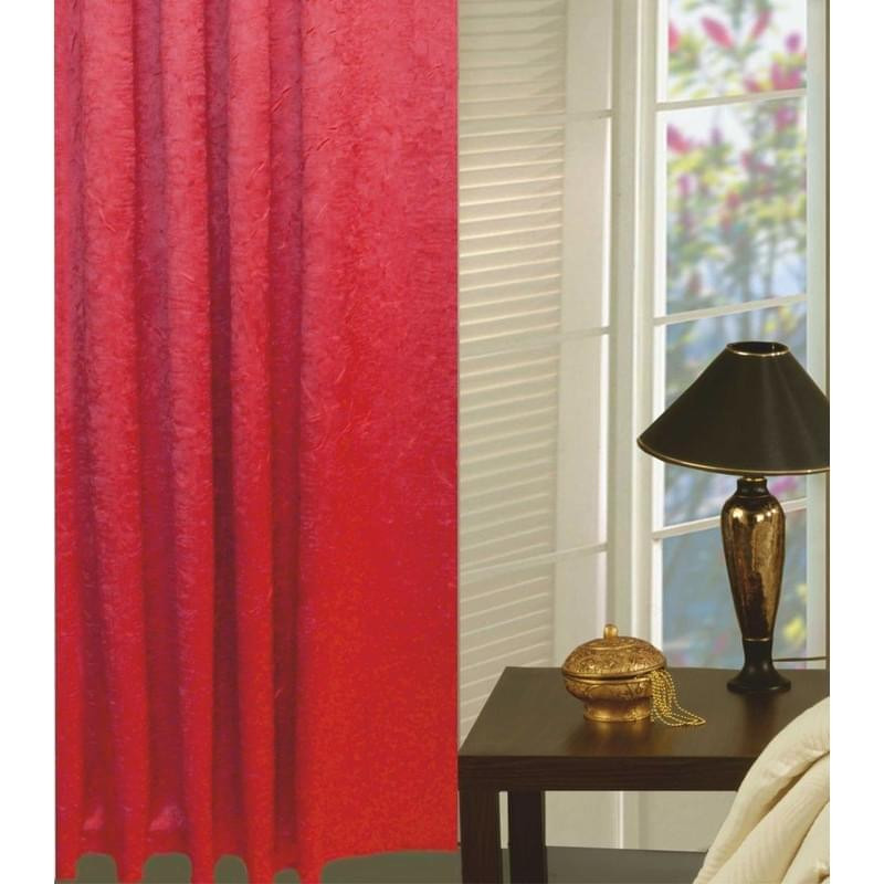 Hotový závěs, Kreš saténový, starorůžový 150