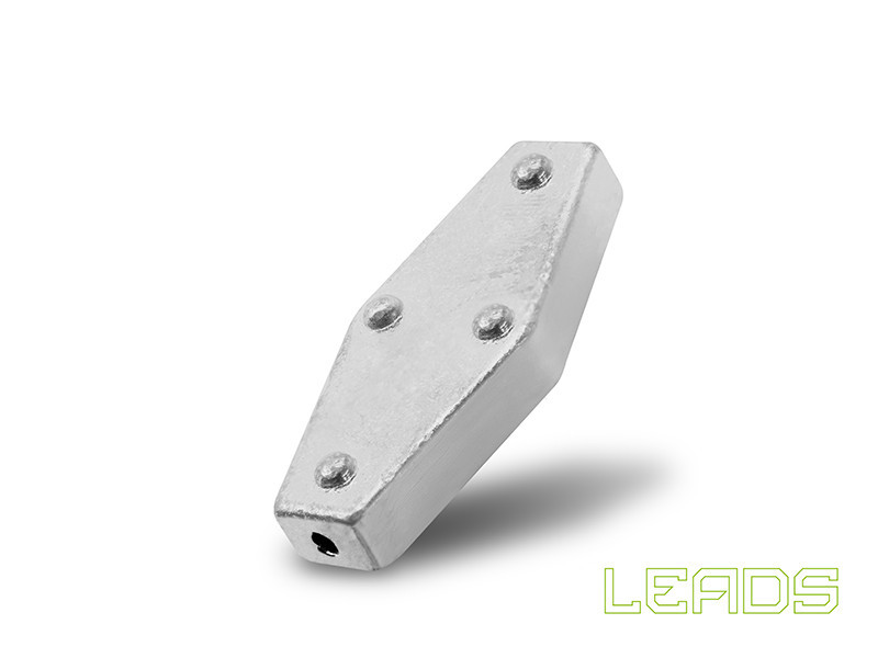 Delphin LEADS Šestihran s otvorem / 5ks-40,0g