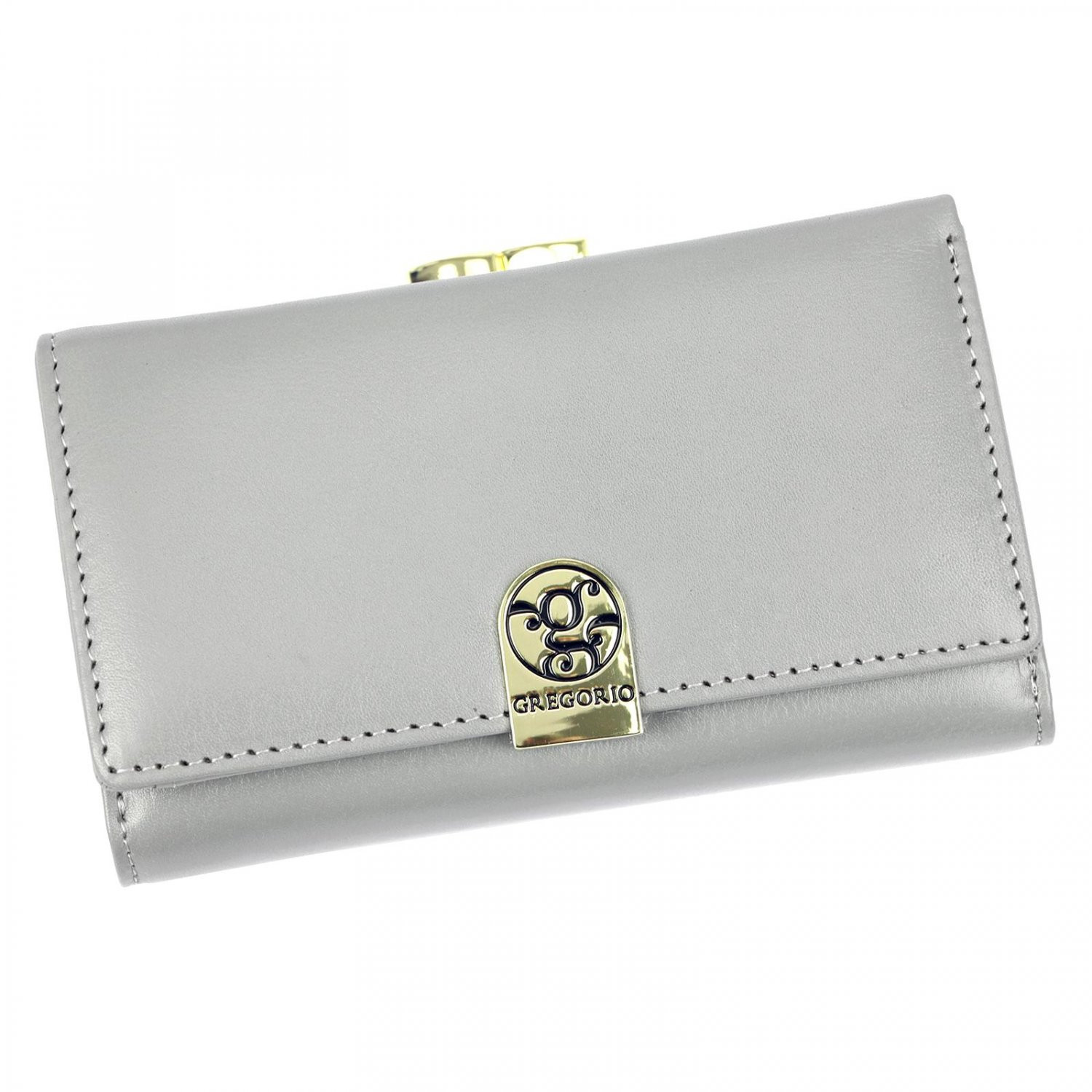 Dámská kožená peněženka šedá - Gregorio Felissita šedá