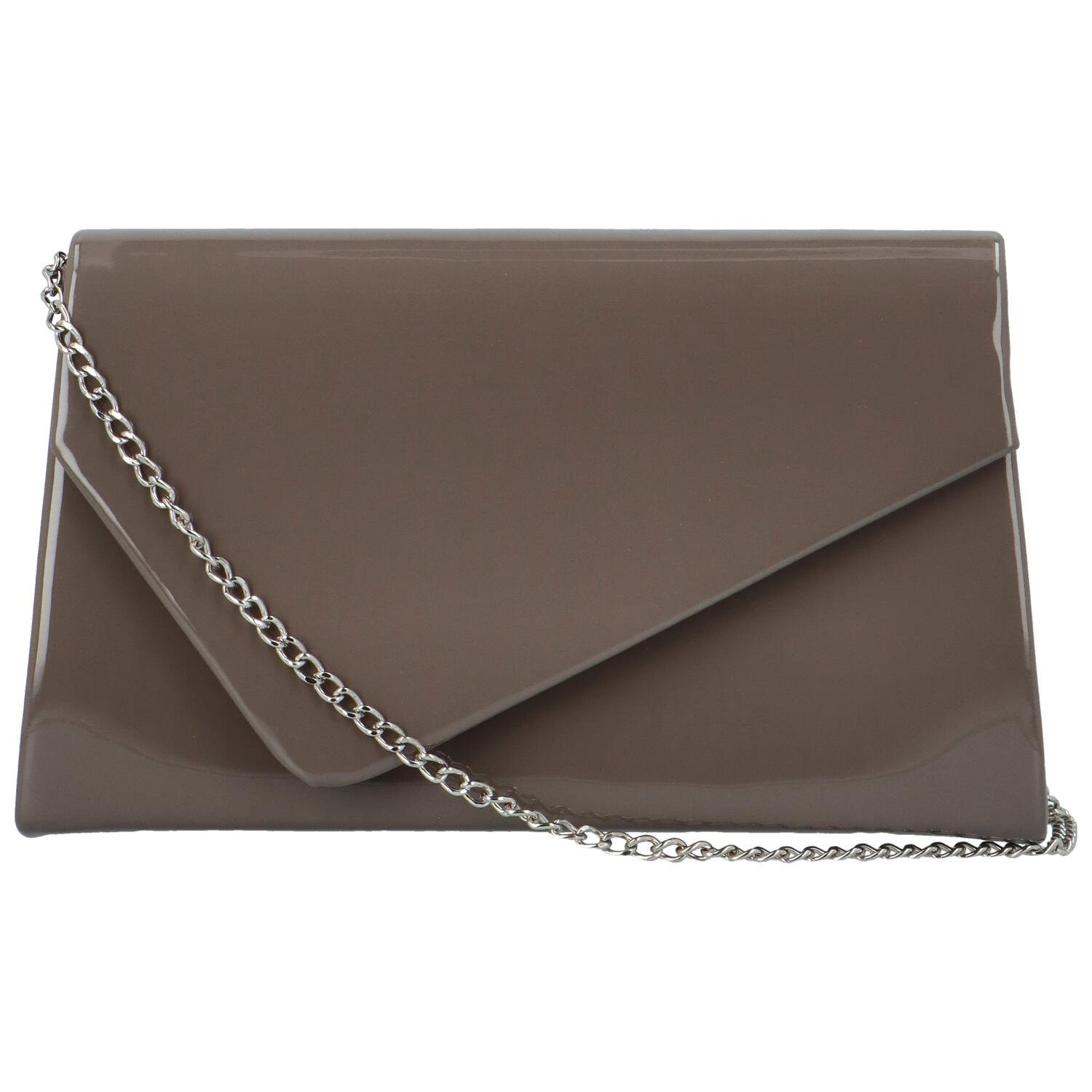 Dámská psaníčko šedé - Michelle Moon Eugenita hnědá