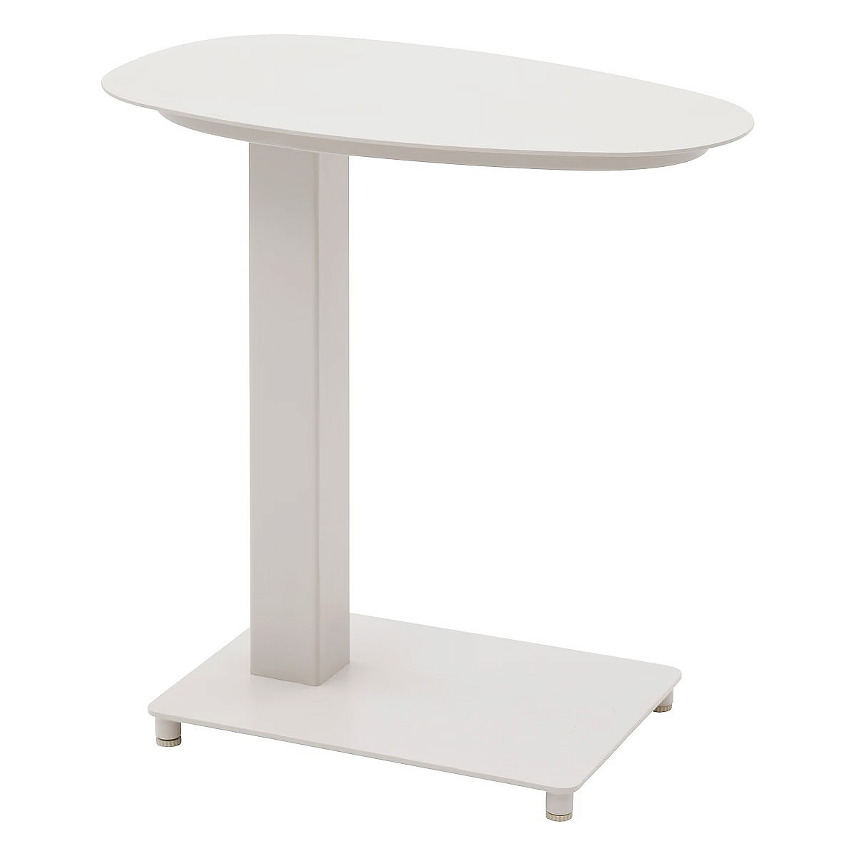 DEOKORK Hliníkový odkládací stolek boční MADRID (cappuccino)