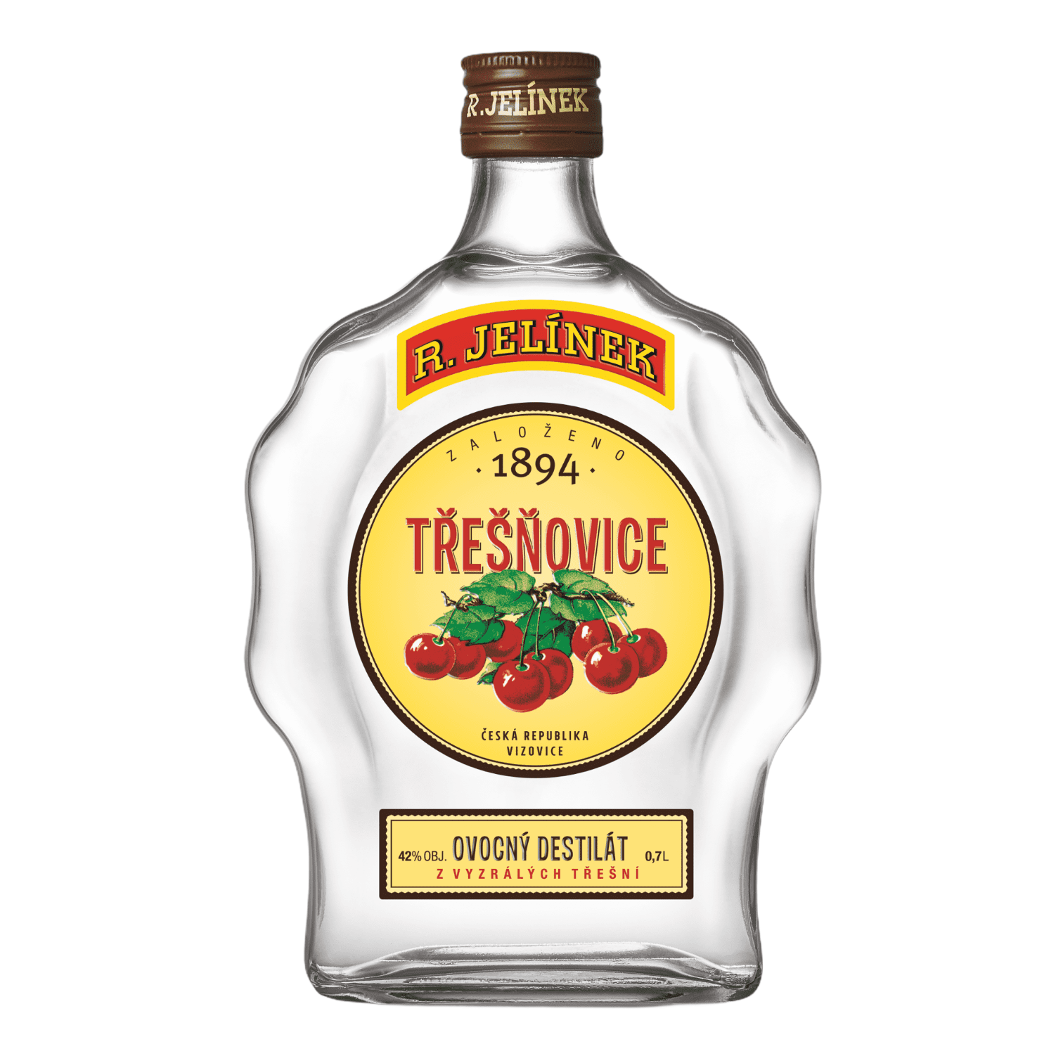 Třešňovice Budík 42 % 0,7 l Rudolf Jelínek