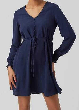 Dámské modré šaty Vero Moda