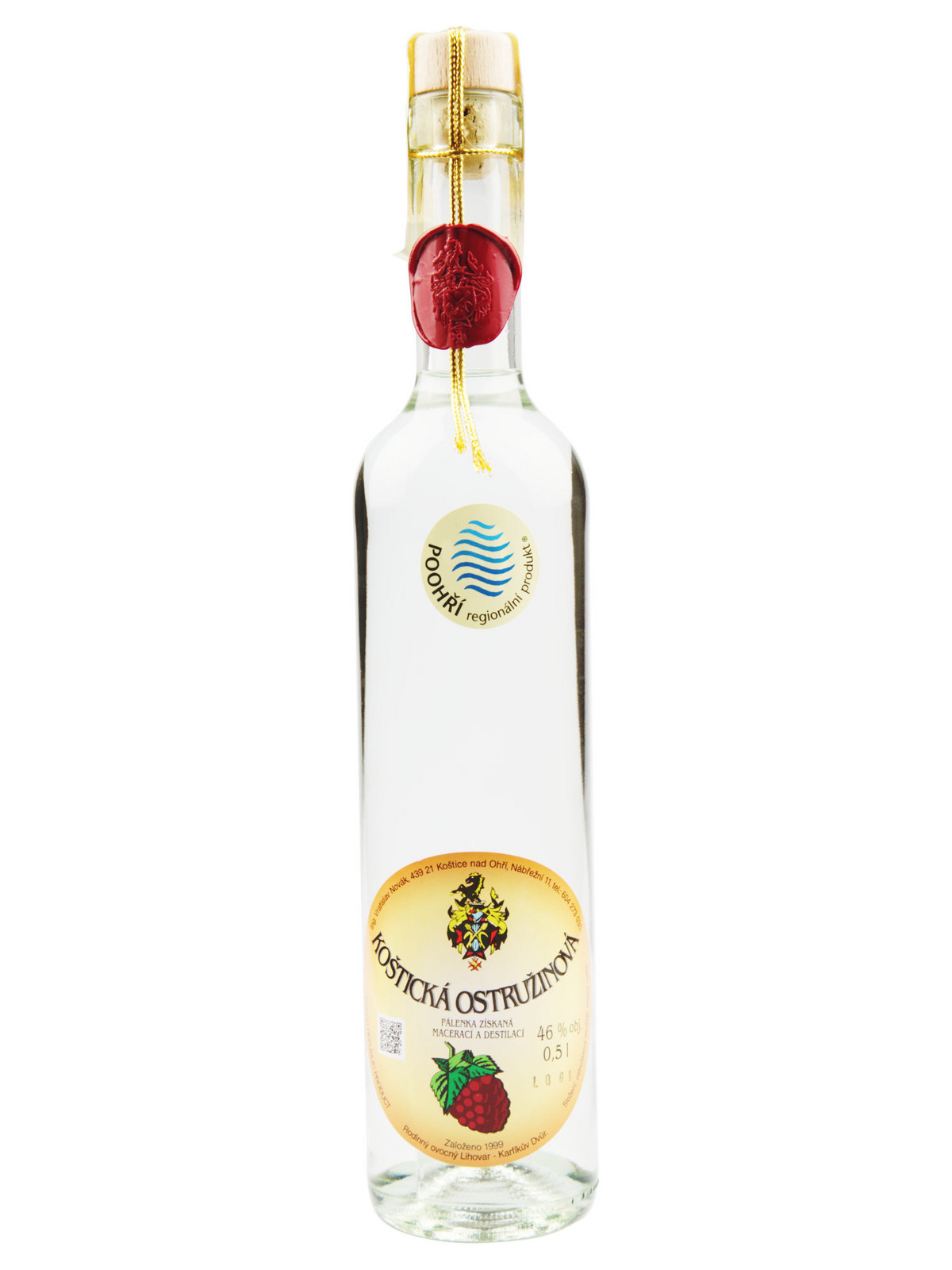 Karfíkův Dvůr Koštický Ostružinový geist 42% 0,5l