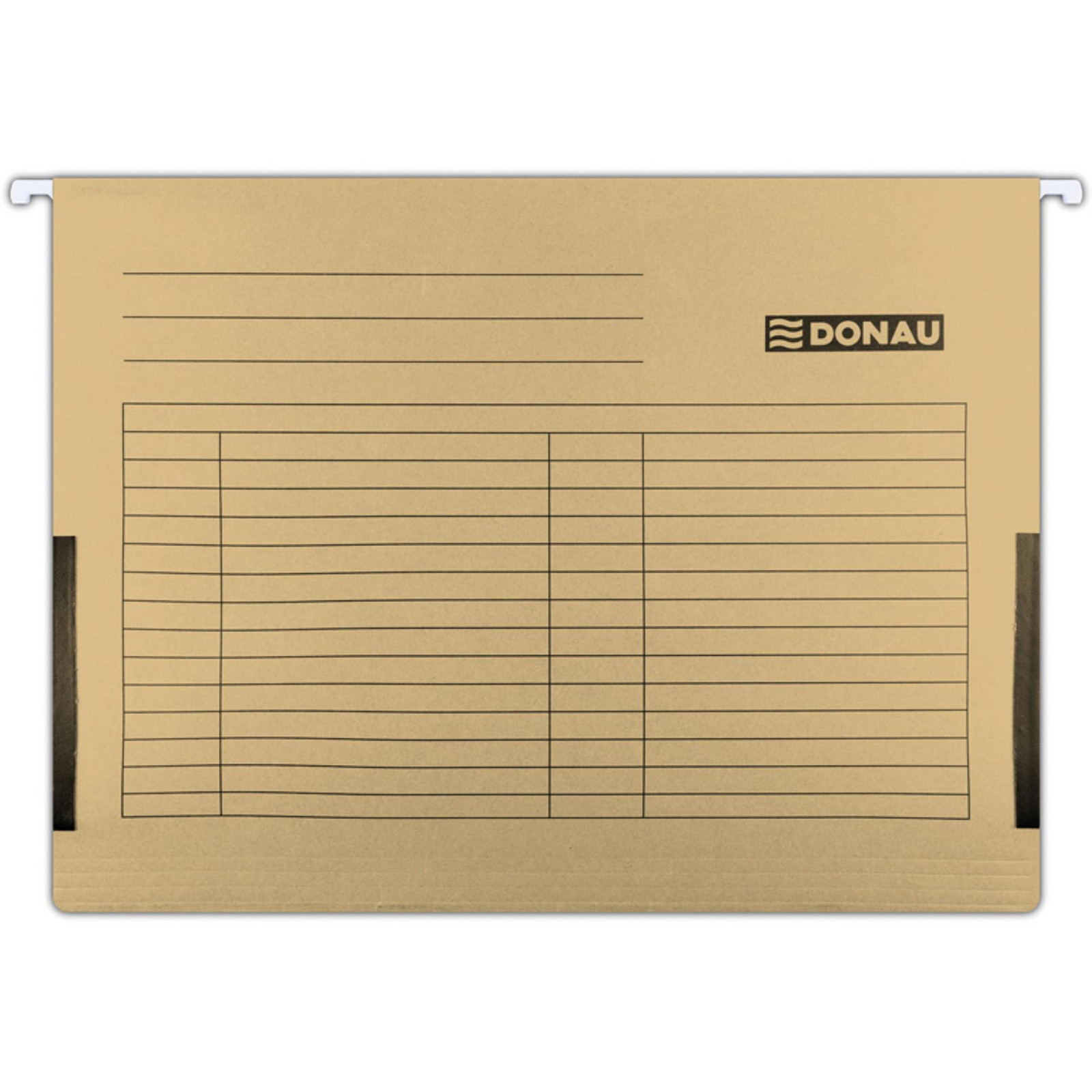 Závěsné desky Donau s bočnicemi - hnědé, 5 ks, 230 g/m2