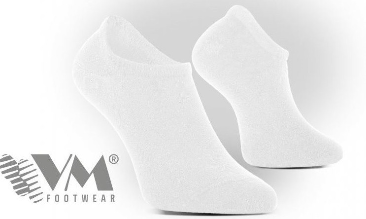 BAMBOO bambusové funkční ponožky ultra krátké bílá 3 pack