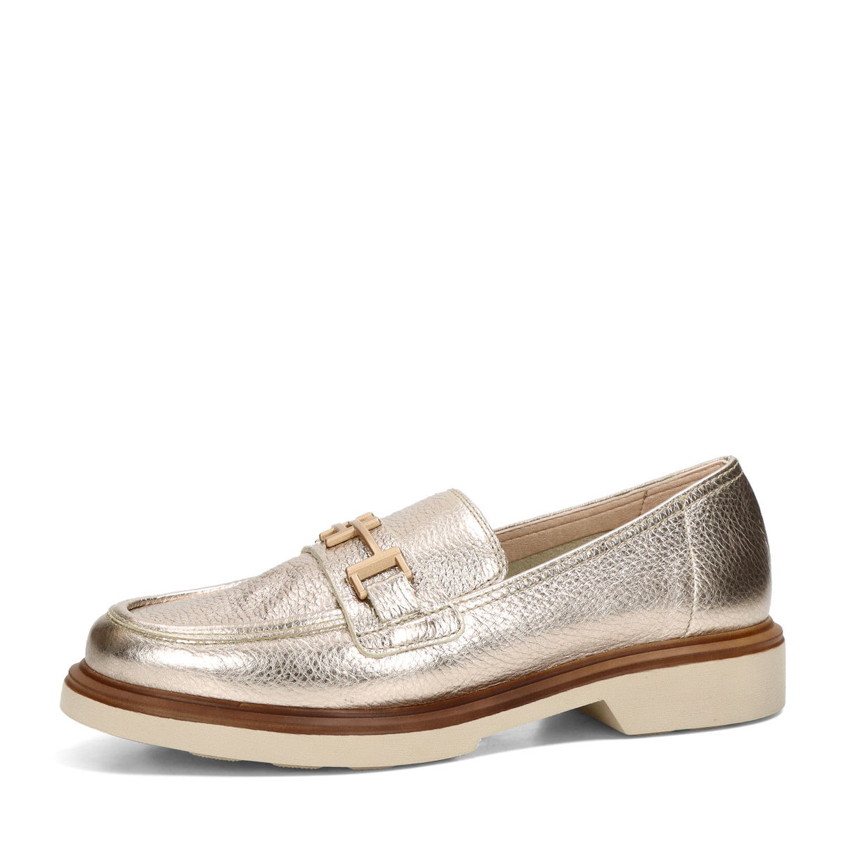 Hispanitas dámské kožené polobotky - bronzové - 36