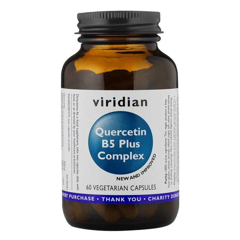 EXP 17.06.2024 Quercetin B5 Plus Complex 60 kapslí - Viridian