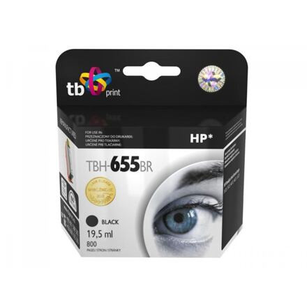 Ink. kazeta TB kompatibilní s HP 655, Black, ref. TBH-655BR