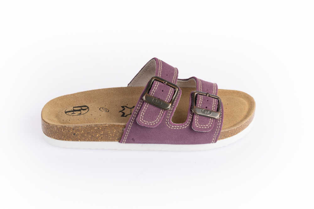 BF BY-213-10-96 Dámské pantofle ve fialové barvě 36