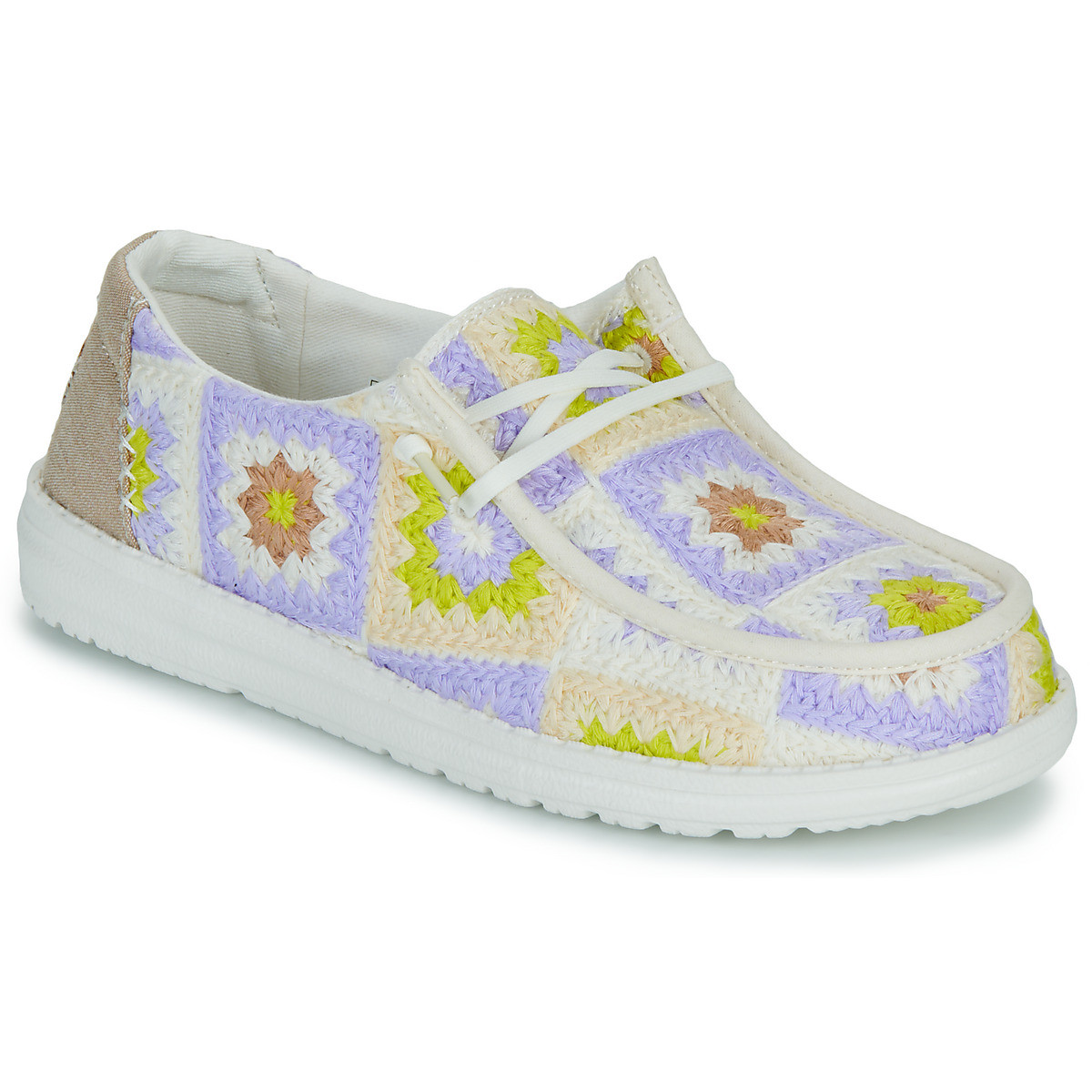 HEYDUDE  Wendy Cottage Crochet  Béžová