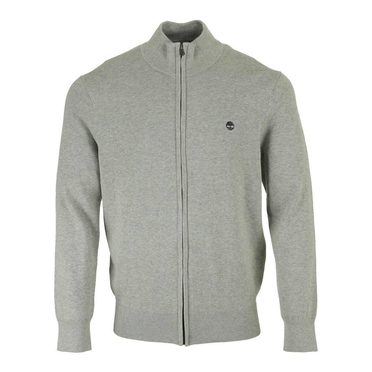 Timberland  Cotton Yd Full Zip Sweater  Šedá