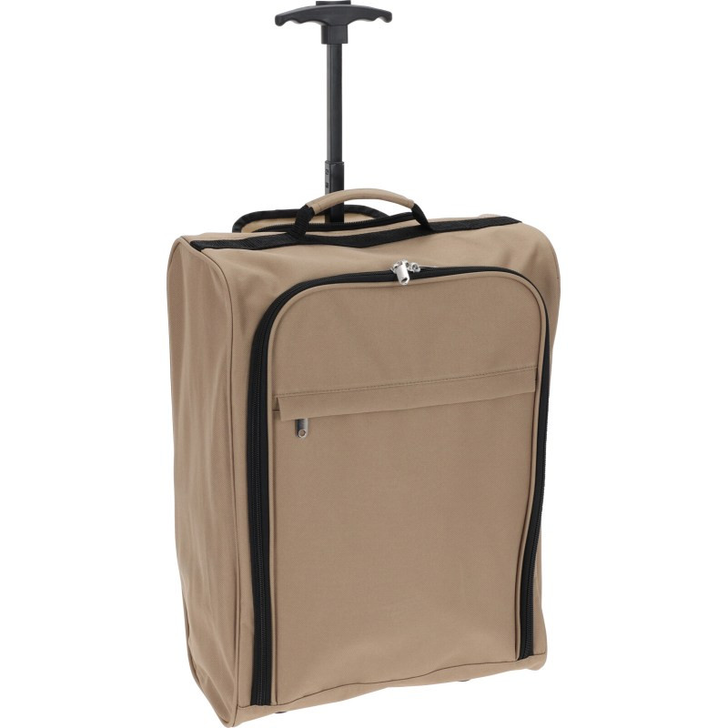 PROWORLD Příruční kufr na kolečkách do letadla 30 l hnědá KO-DG1000030