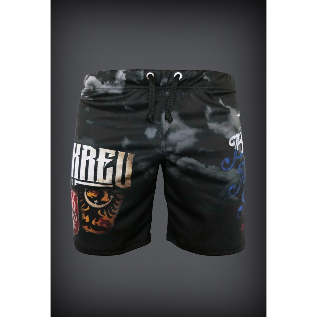 Kraťasy Česká krev Patriot - černé-barevné, M