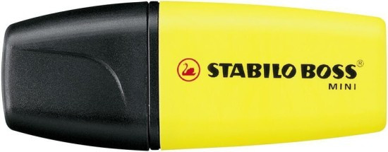 STABILO Zvýrazňovač STABILO BOSS MINI - žlutý - 07/24