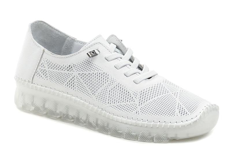 Wild 016698 bílé dámské polobotky