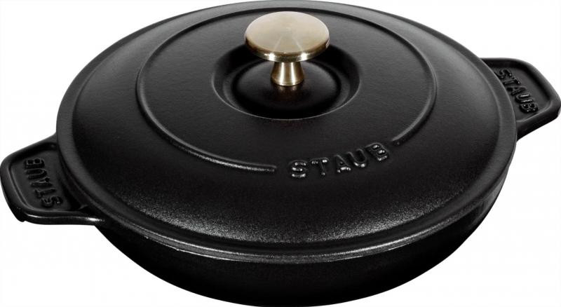 STAUB Kastrol kulatý 20 cm/0,75l černý 1332025