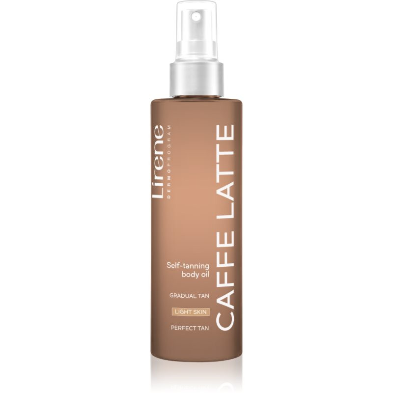 Lirene Perfect Tan samoopalovací olej na tělo Caffe Latte 200 ml