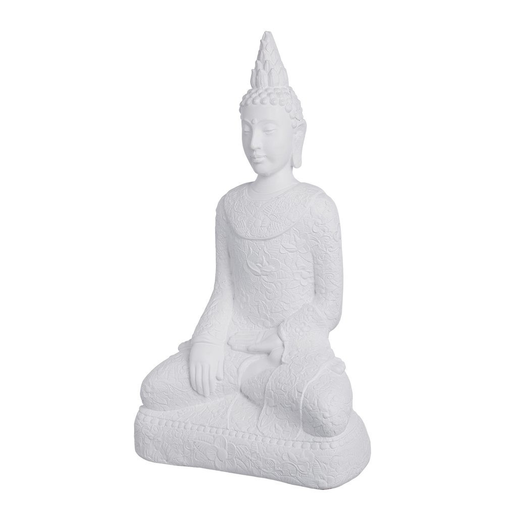 BUDDHA Soška 60 cm - bílá