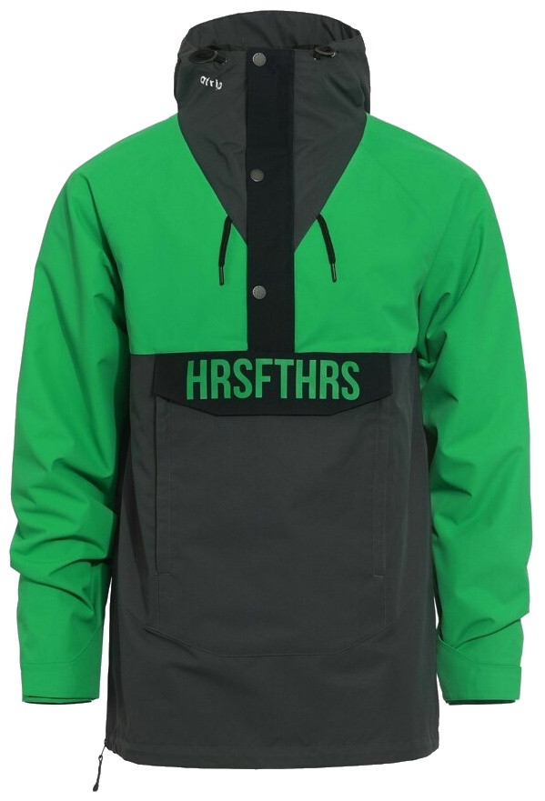 Černo zelená pánská zimní snowboardová bunda Horsefeathers Spencer Atrip XXL