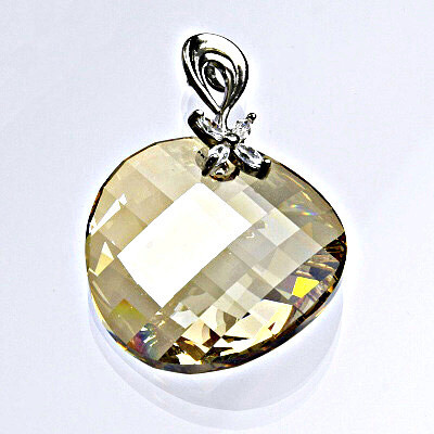 Stříbrný přívěsek se Swarovski krystalem