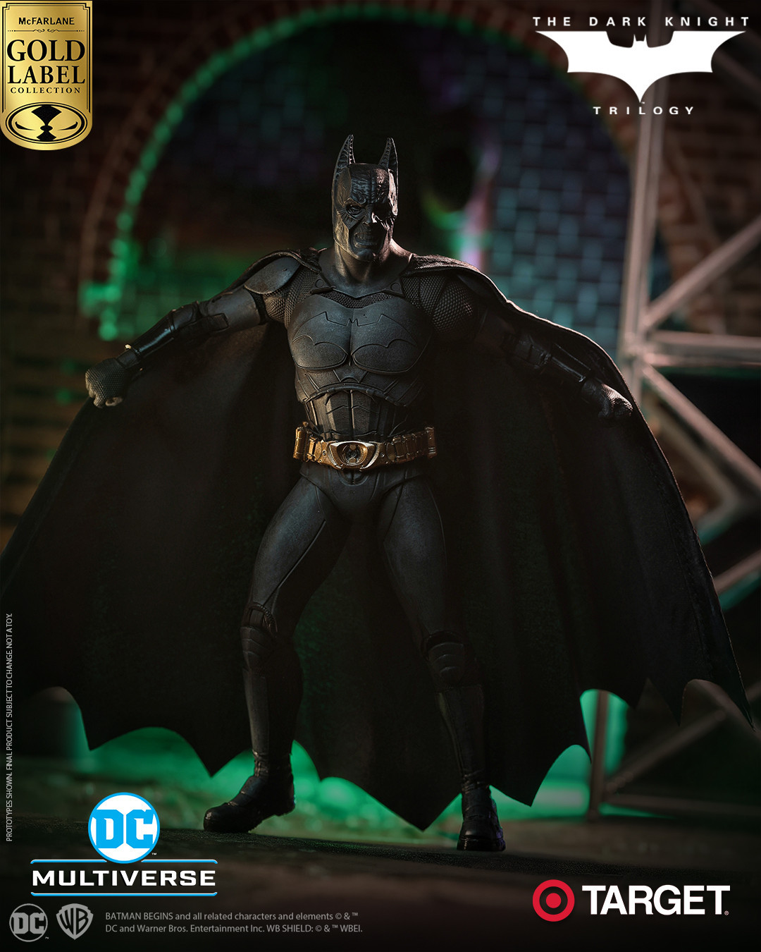 McFarlane | Batman Begins - sběratelská figurka Demon Batman (DC Multiverse) Gold Label 18 cm